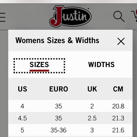 Justin Boots Style 7 4578 RN 7 4579 size 4 1/2C Youth Cowgirl Boots 4.5 - Picture 11 of 12